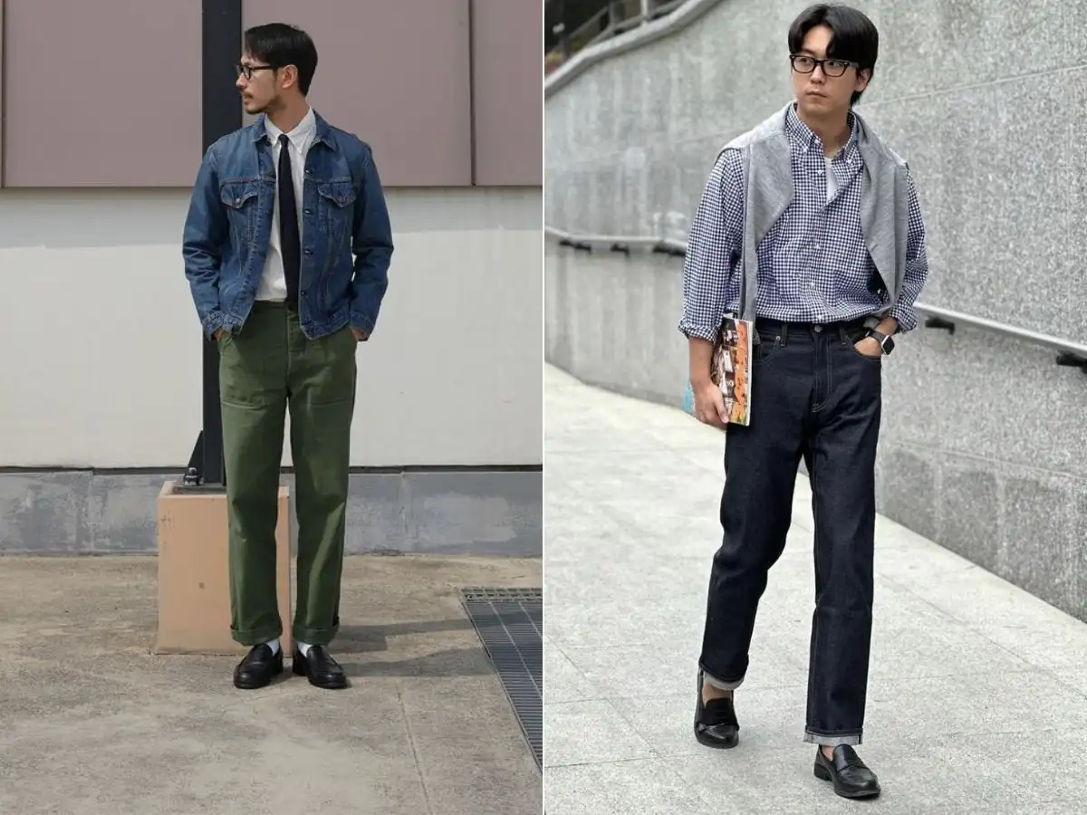 Phối đồ vintage nam cá tính 