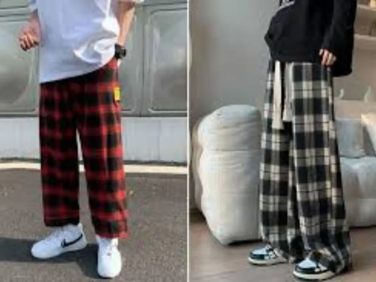 Chọn Giày Phù Hợp Với Quần Caro Ống Rộng Nam 