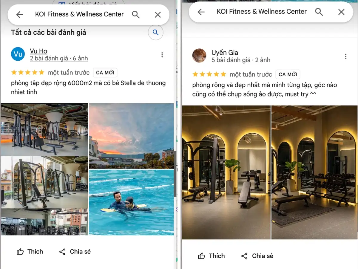 Review phòng tập gym tại Gò Vấp KOI Fitness & Wellness Center
