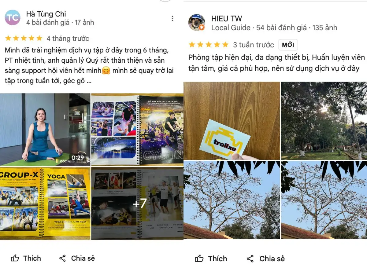 Đánh giá về phòng tập gym MVP Fitness