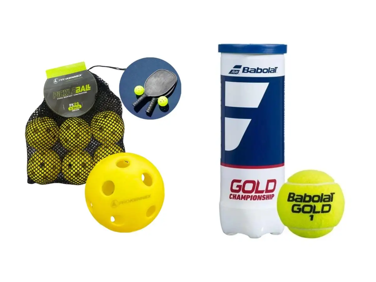 Dụng cụ thi đấu vợt của Pickleball và Tennis