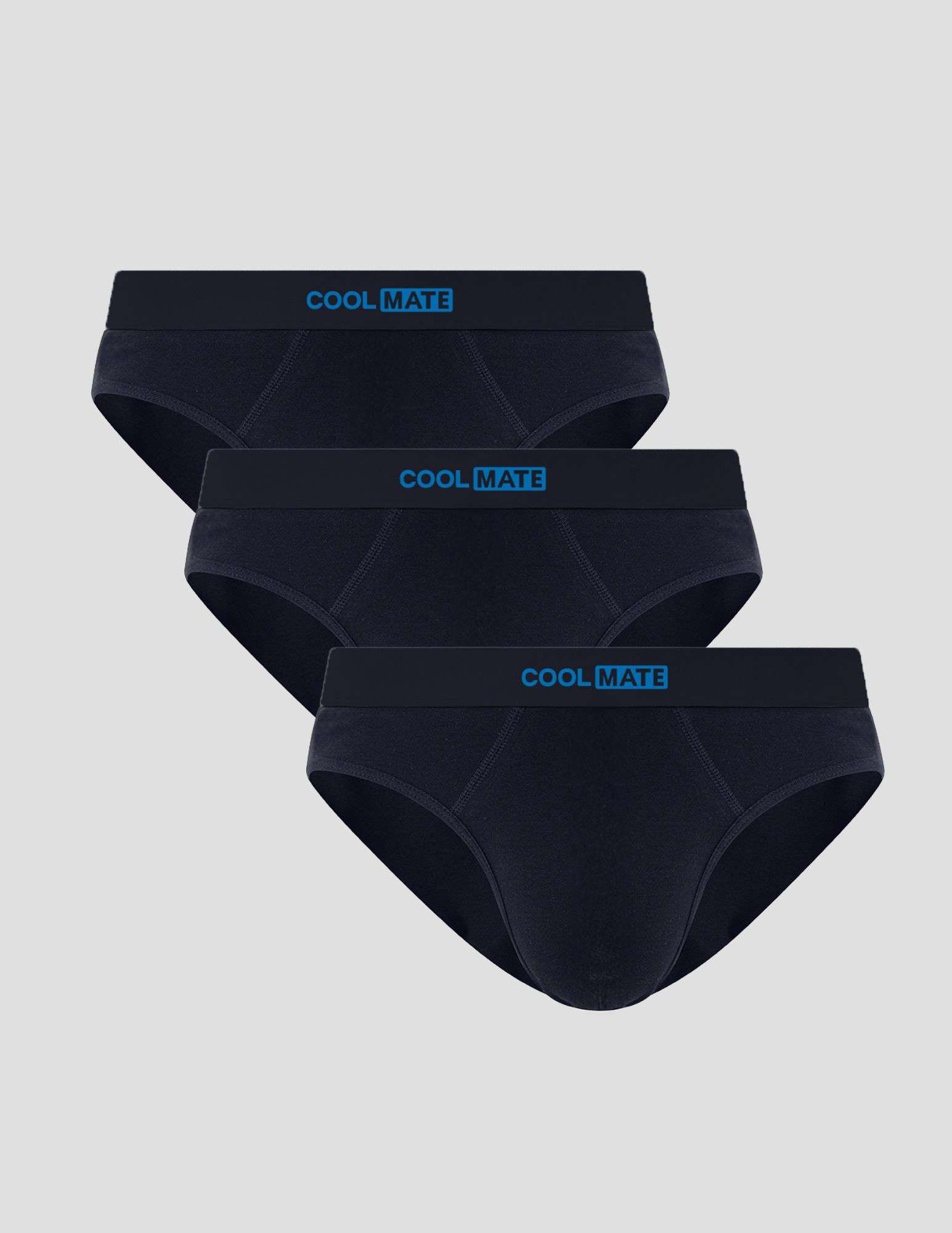 Pack 3 Quần Cotton Briefs Tam giác Logo