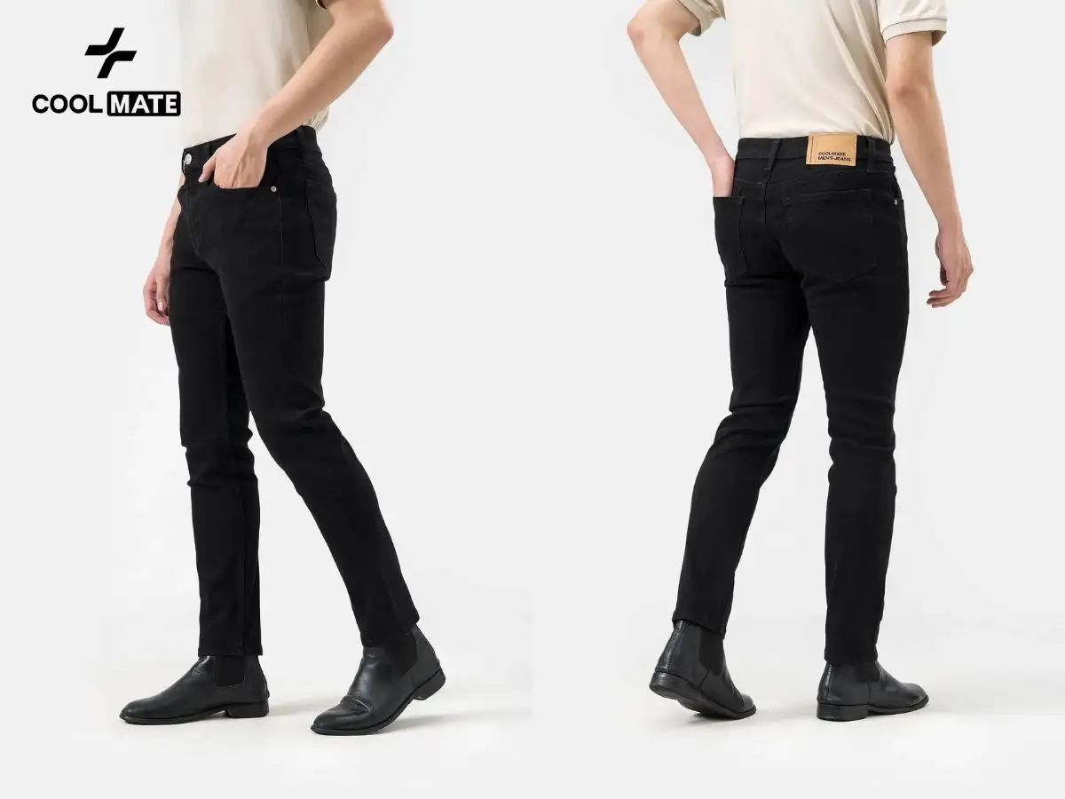 Quần Jeans Nam Basics dáng Slim fit