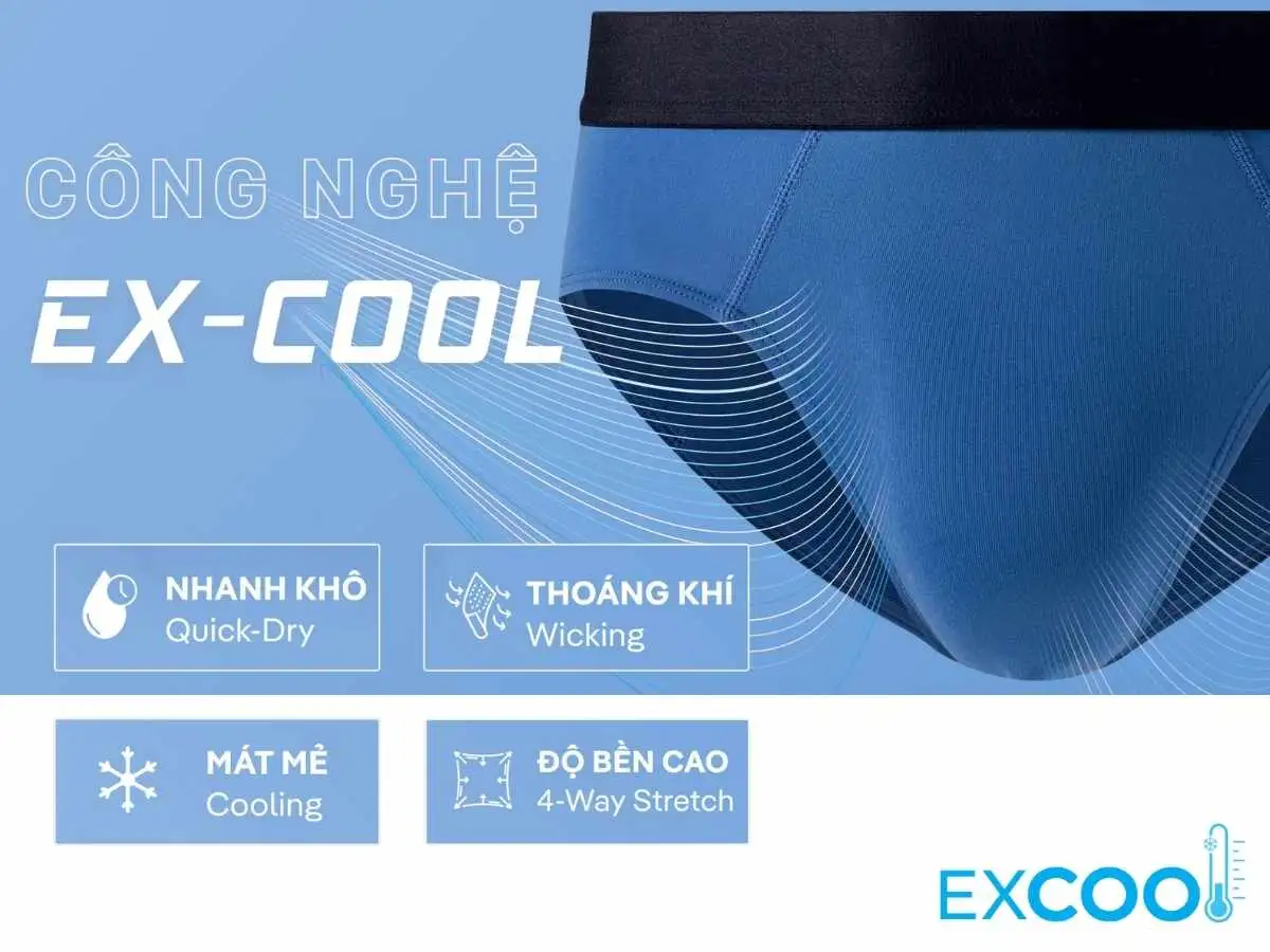 Các công nghệ hiện đại được ứng dụng vào quần lót vải Poly Coolmate