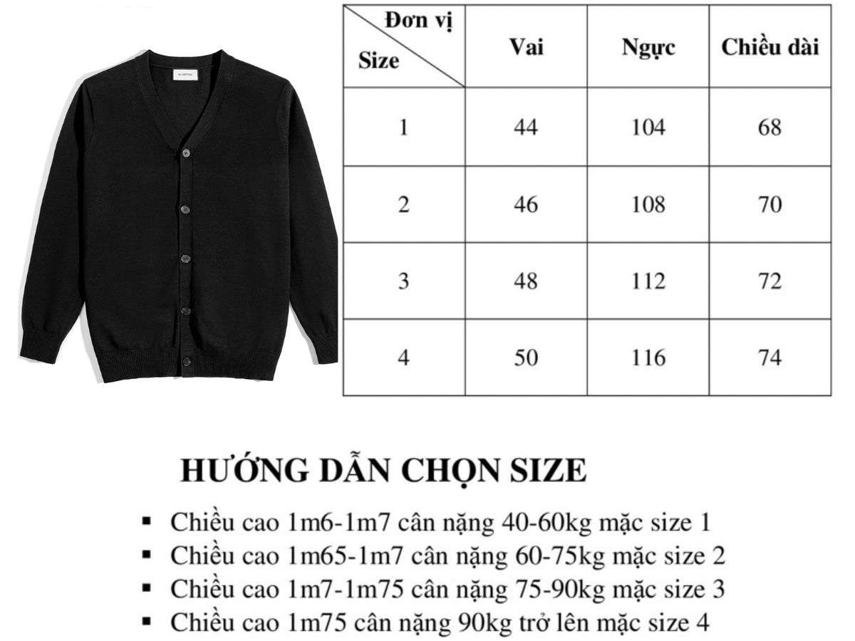 Đọc Hiểu Bảng Size & Form Dáng