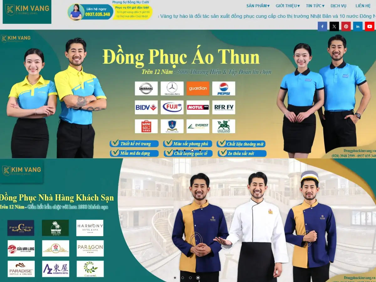 Kim Vàng cũng là một đơn vị có tiếng, với hơn 10 năm kinh nghiệm