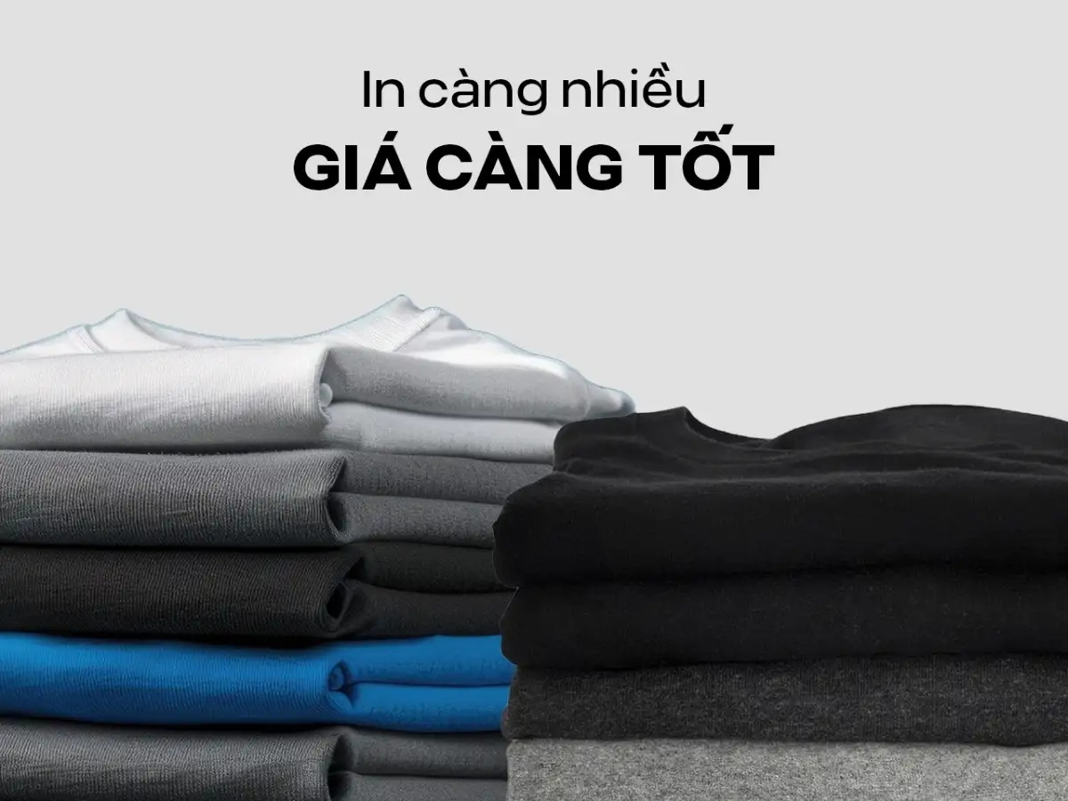 Chi phí in áo lấy liền thường có sự khác biệt ở nhiều yếu tố