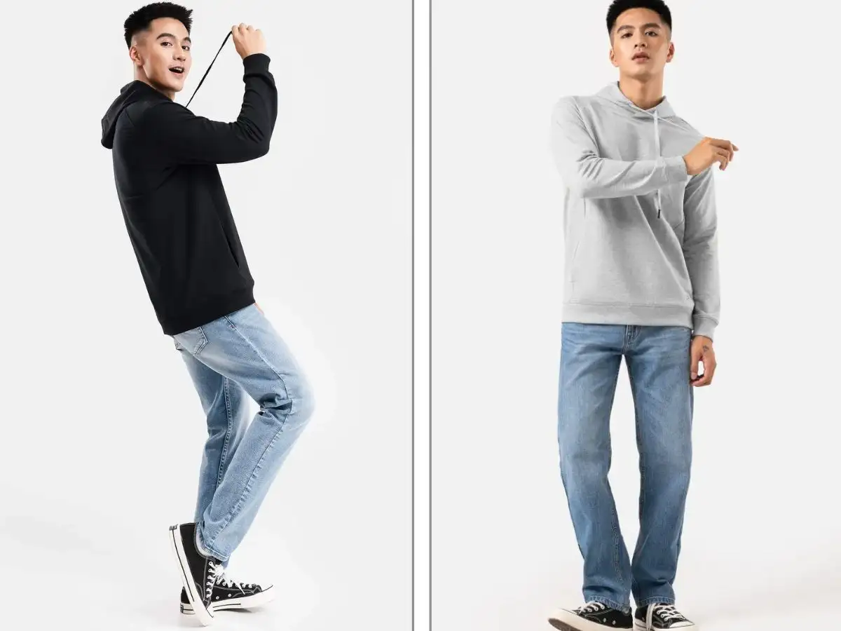 Combo thoải mái cùng  Hoodie+ Quần Jeans của Coolmate