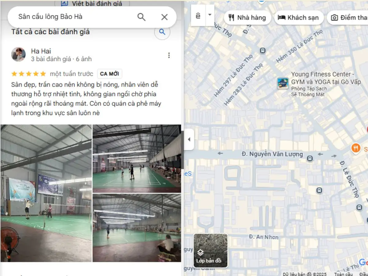 Đánh giá sân Bảo Hà