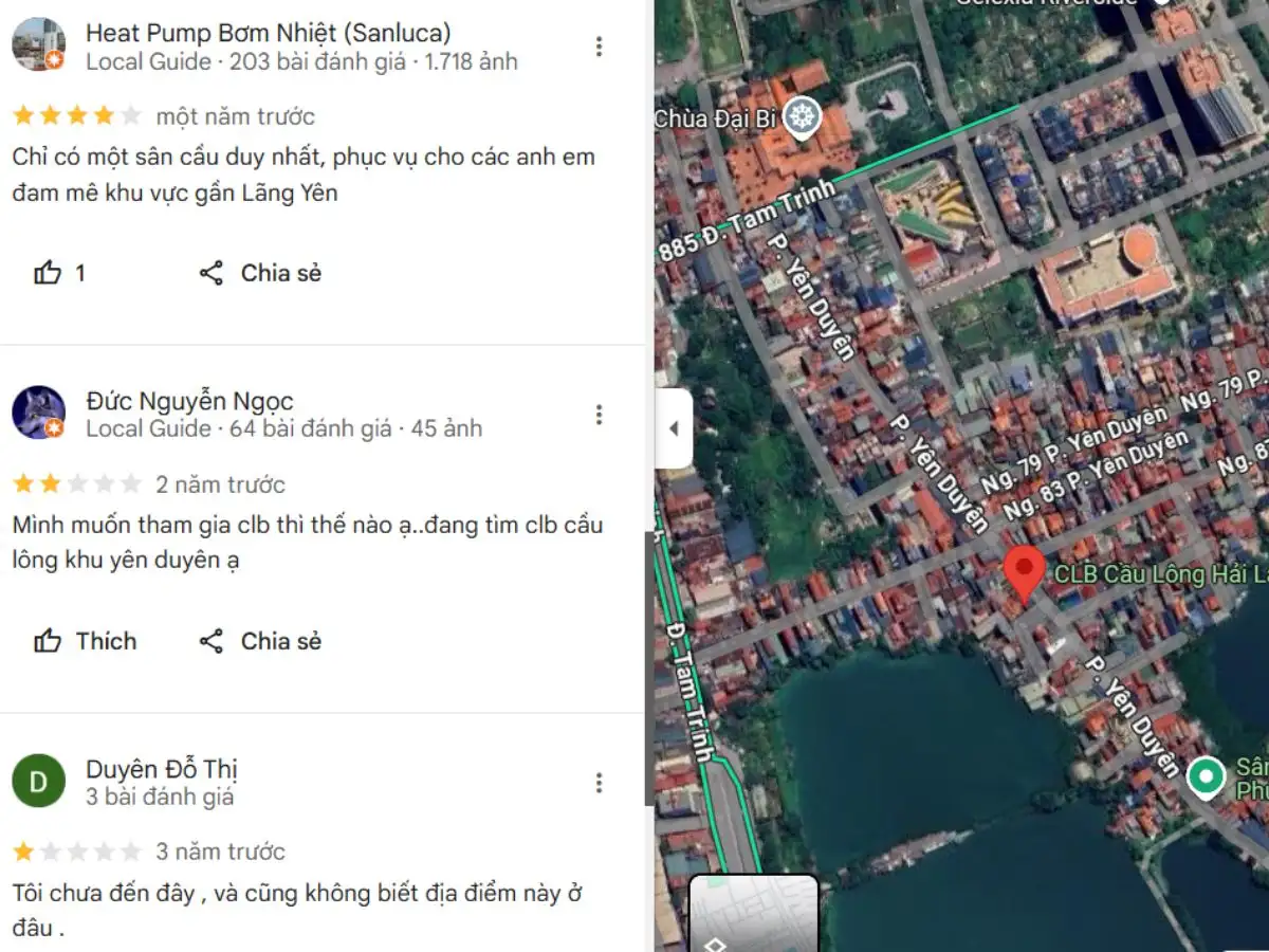 Review chân thật về sân