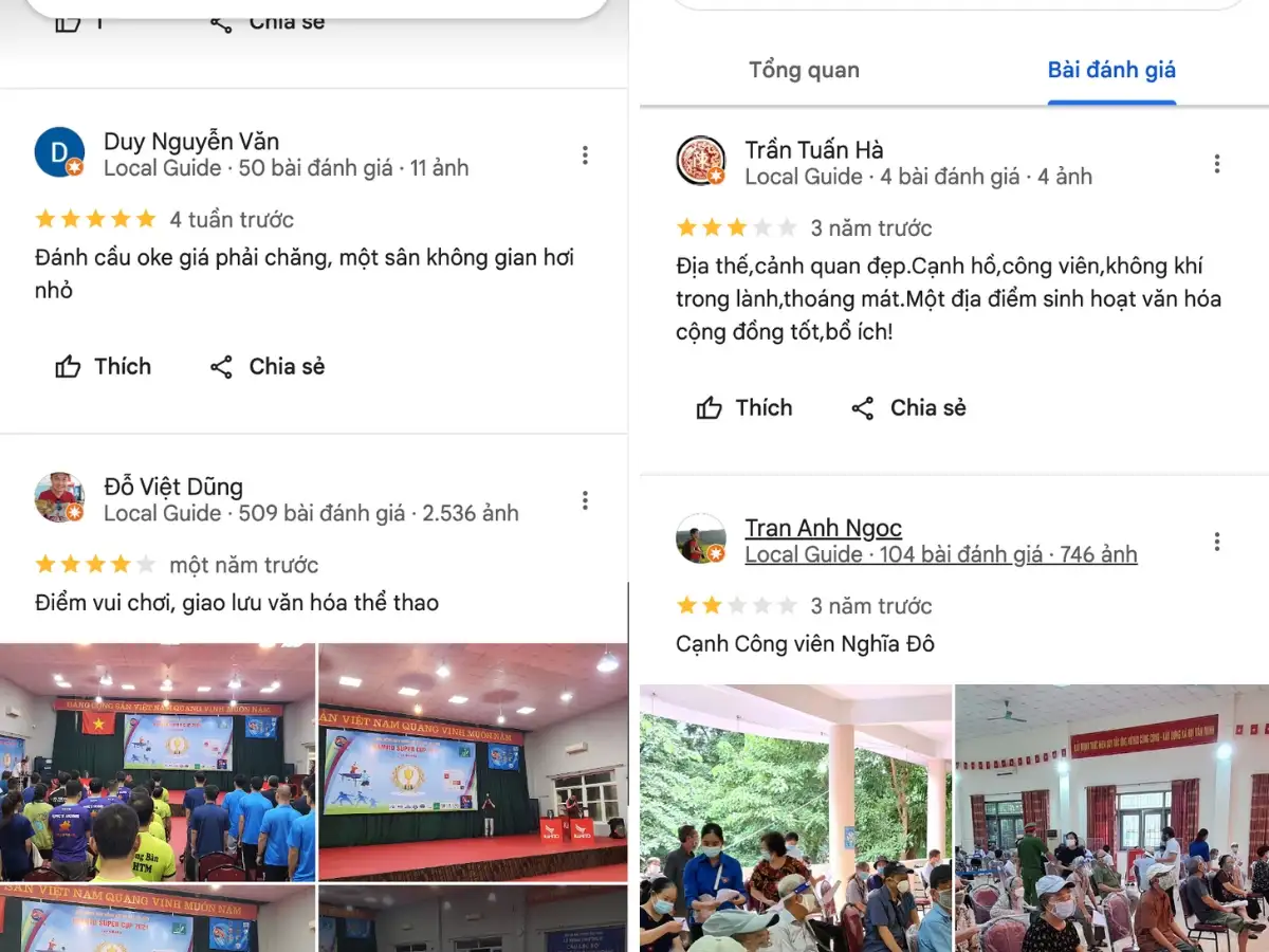 Đánh giá của các vợt thủ khi trải nghiệm thực tế tại sân: