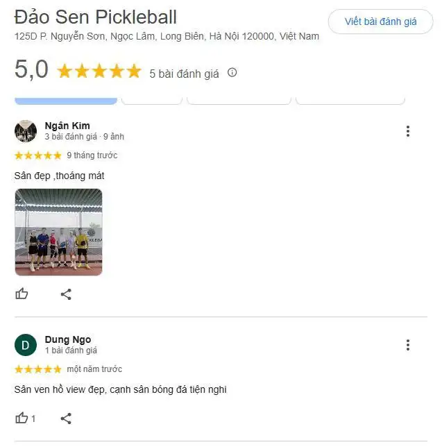 Tổng hợp review về Sân Pickleball Đảo Sen