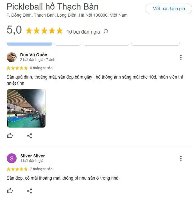Tổng hợp đánh giá về sân Pickleball Hồ Thạch Bàn