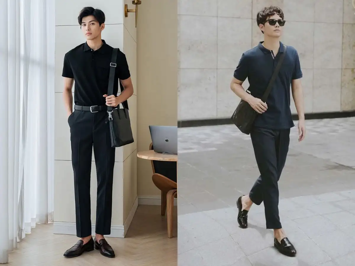 Giày Loafer hoặc Monk Strap phối cùng quần kaki và áo polo mang đến vẻ ngoài trẻ trung