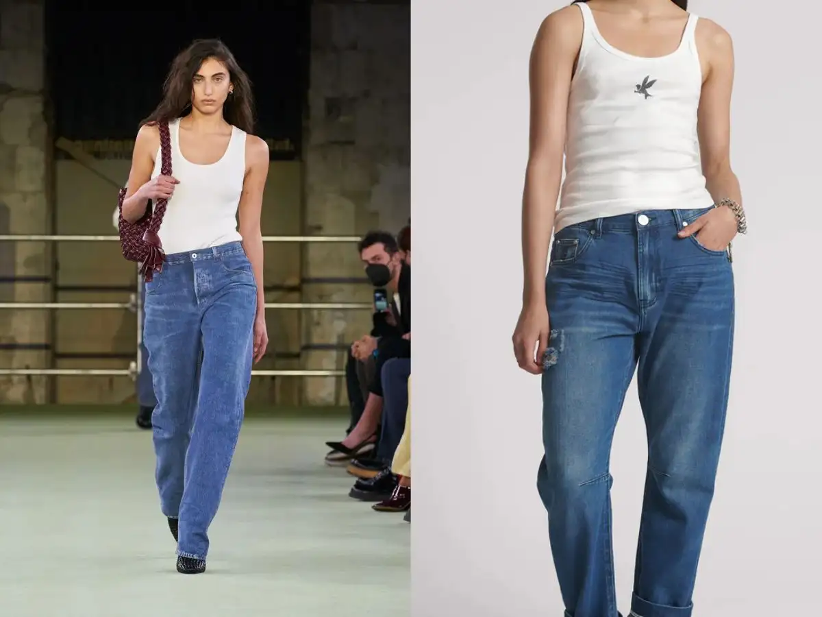 Singlet phối quần jeans, phong cách trẻ trung và năng động