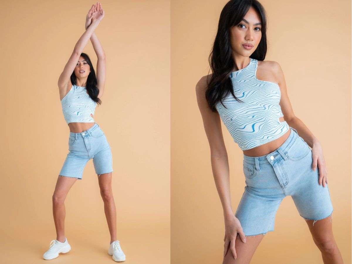 Singlet kết hợp quần short, mát mẻ và năng động cho ngày hè