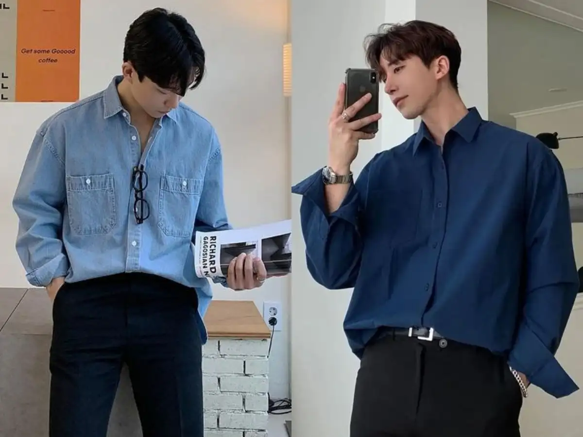Sơ vin kiểu thùng sẽ mang hơi hướng thời trang Hàn Quốc hơn