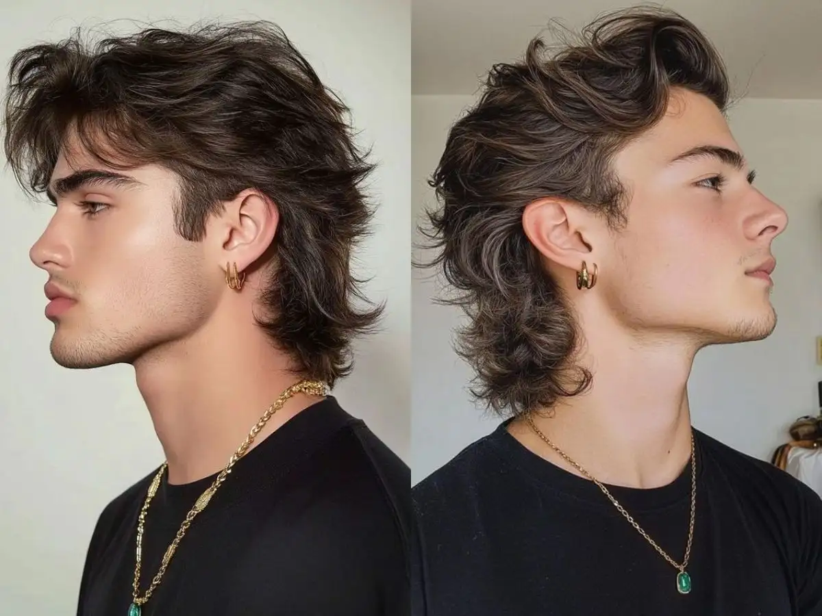 Mullet là kiểu tóc độc đáo với phần tóc sau gáy được để dài hơn rõ rệt