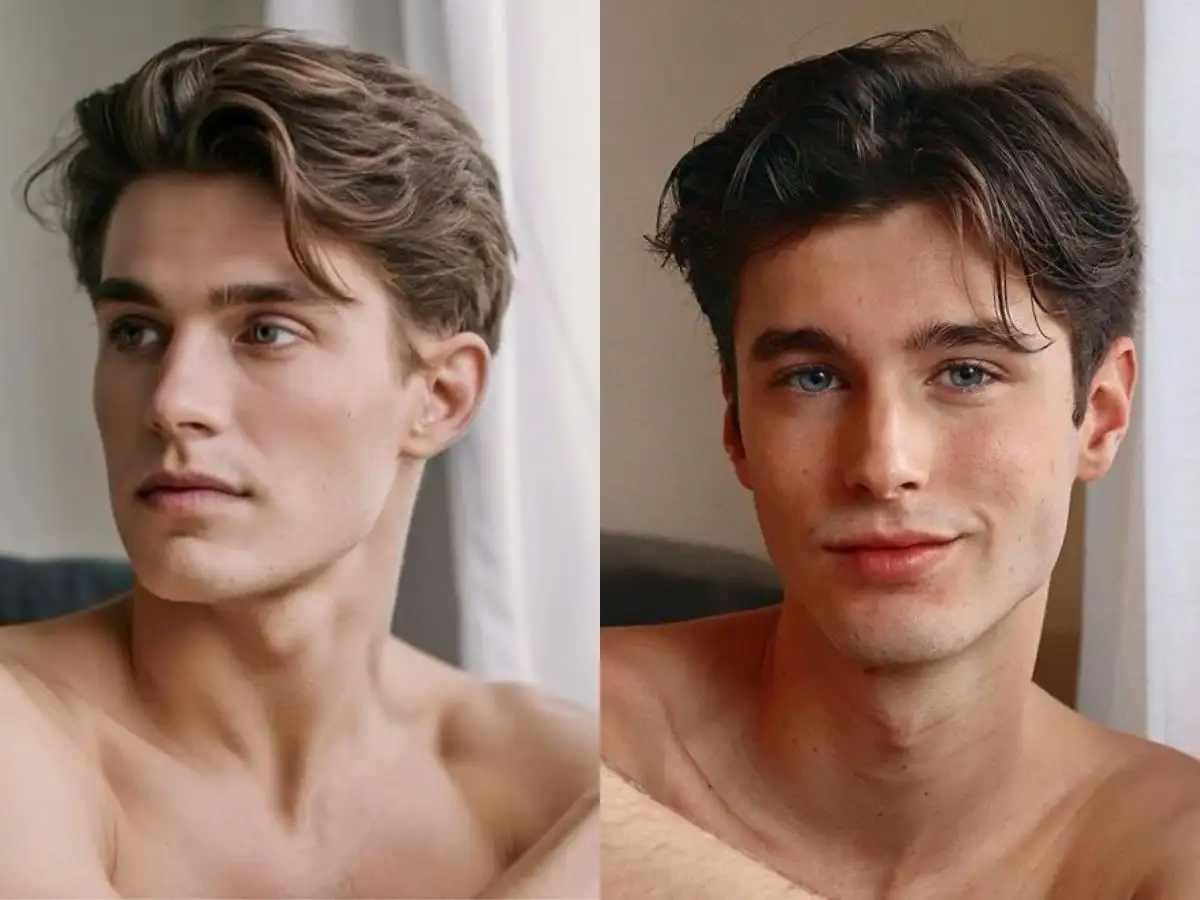 Slicked Back là kiểu tóc mà toàn bộ phần tóc trên đỉnh được chải ngược ra sau một cách mượt mà