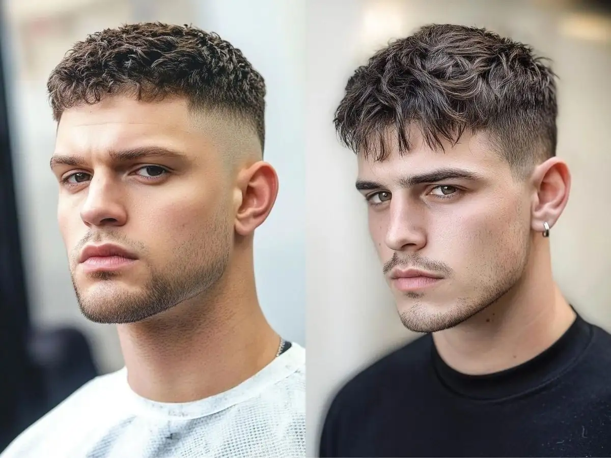Caesar Cut là kiểu tóc ngắn với phần mái được cắt bằng ngang, ngắn