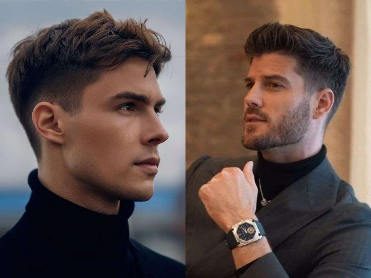 Phần tóc hai bên và sau gáy nên giữ gọn gàng, có thể áp dụng kỹ thuật Fade