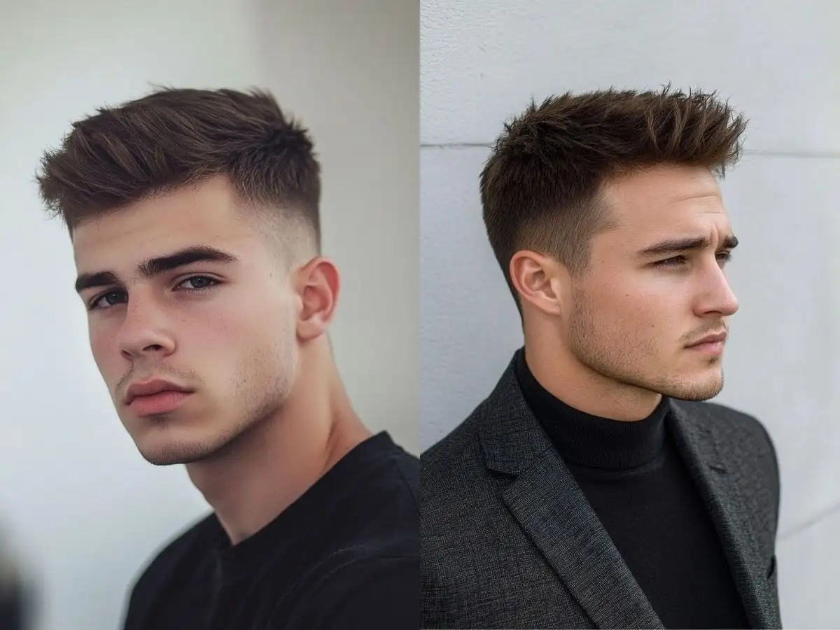 Quiff là kiểu tóc có phần tóc phía trước và đỉnh đầu được để dài
