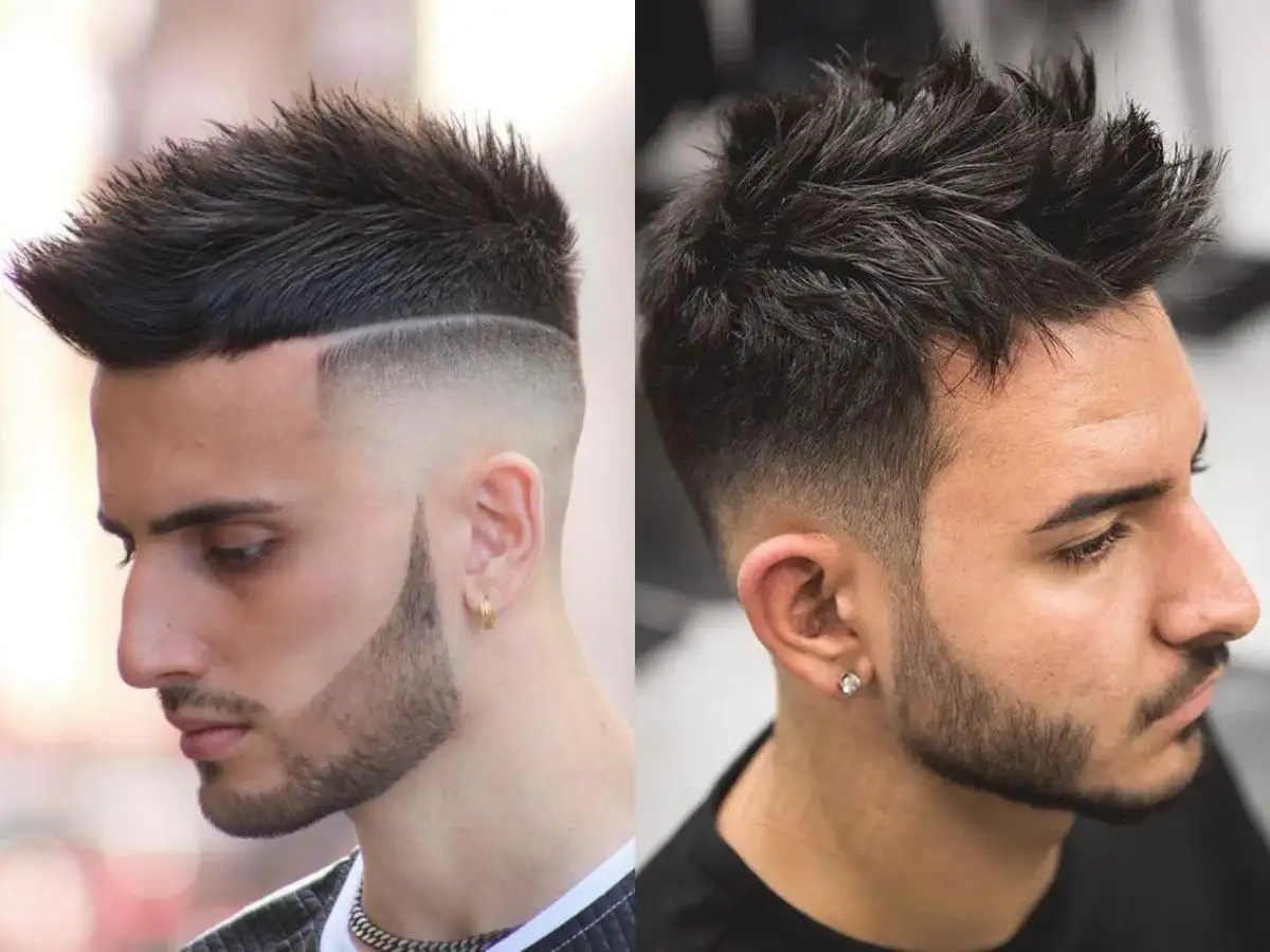 Faux Hawk là biến thể nhẹ nhàng hơn của Mohican