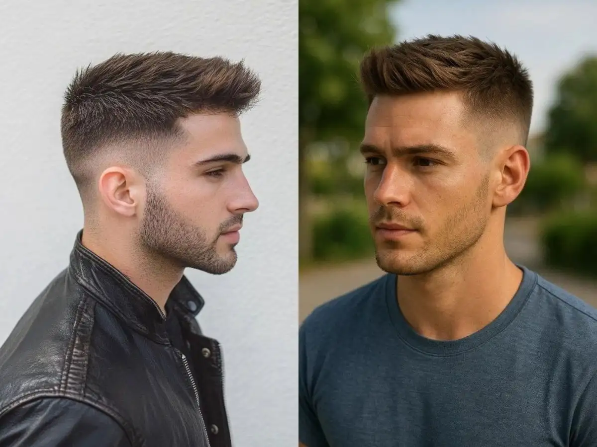 Kiểu tóc ngắn Short Quiff cho nam