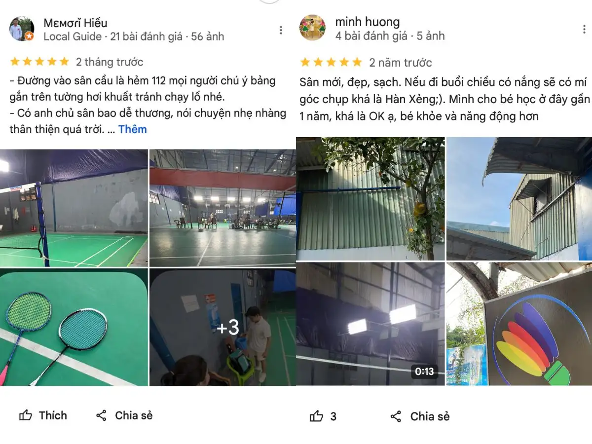 Review chân thực về sân cầu lông Bảo Kim