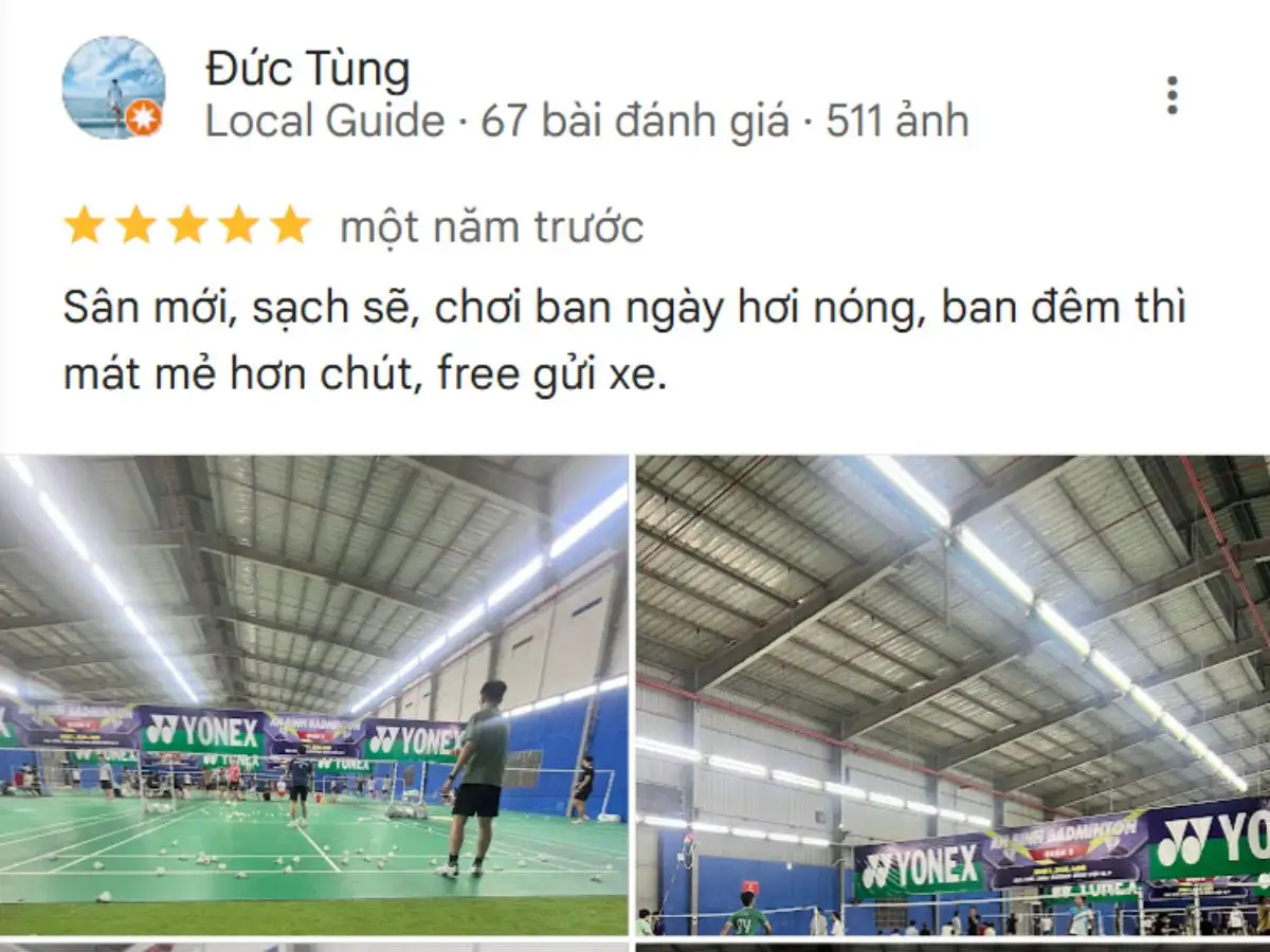 Đánh giá của người chơi về Sân cầu lông An Bình