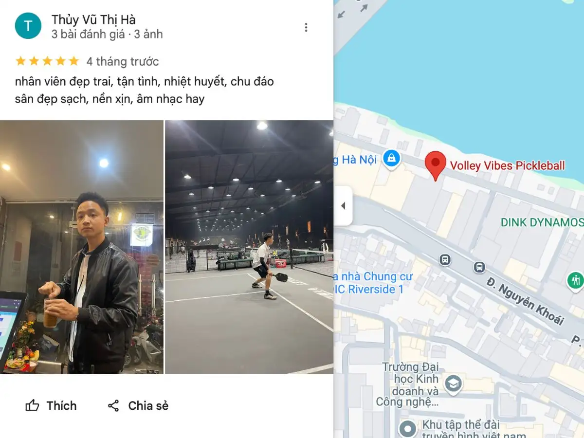 Những đánh giá về Sân Pickleball Volley Vibes