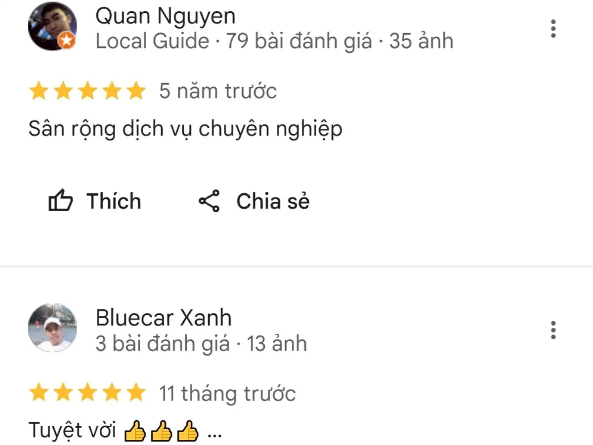 Đánh giá của người chơi về Sân pickleball Công Viên Bắc Linh Đàm