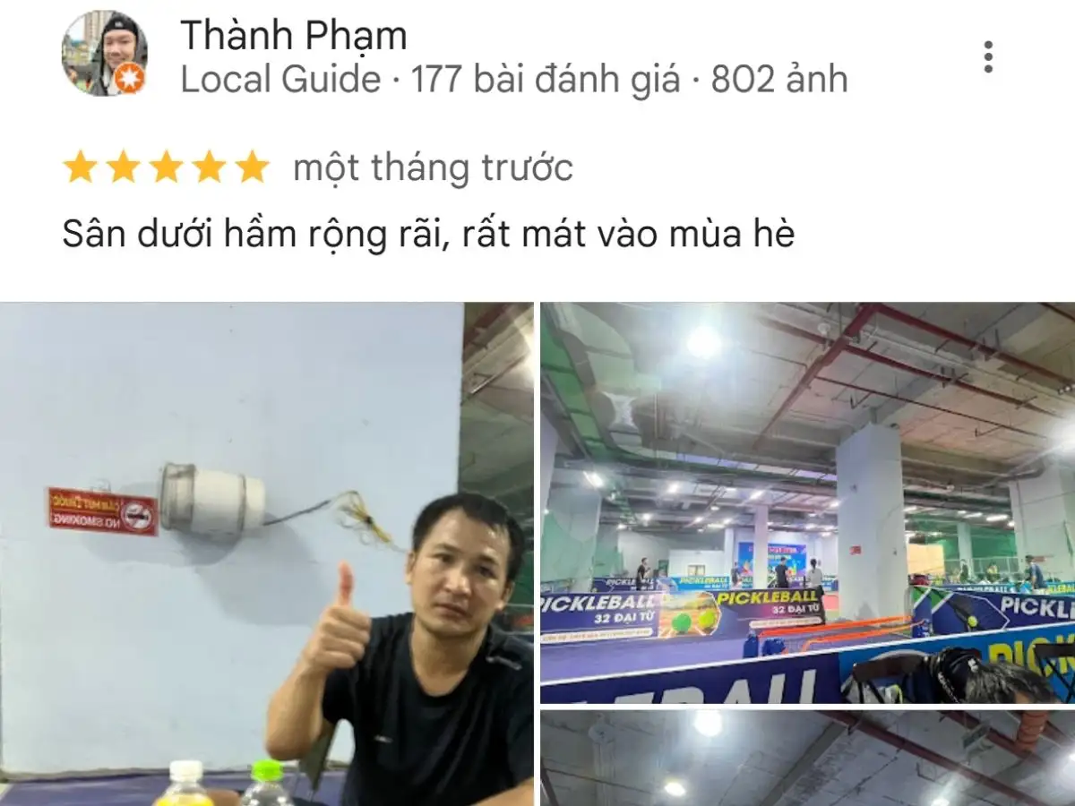 Đánh giá của người chơi về Sân Pickleball 32 Đại Từ