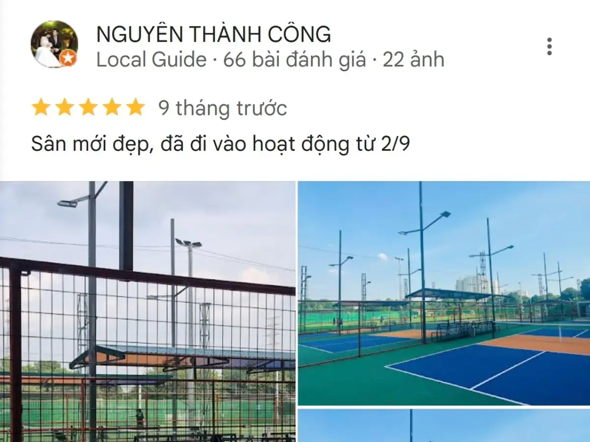 Đánh giá của người chơi về Sân Pickleball Minh Đức