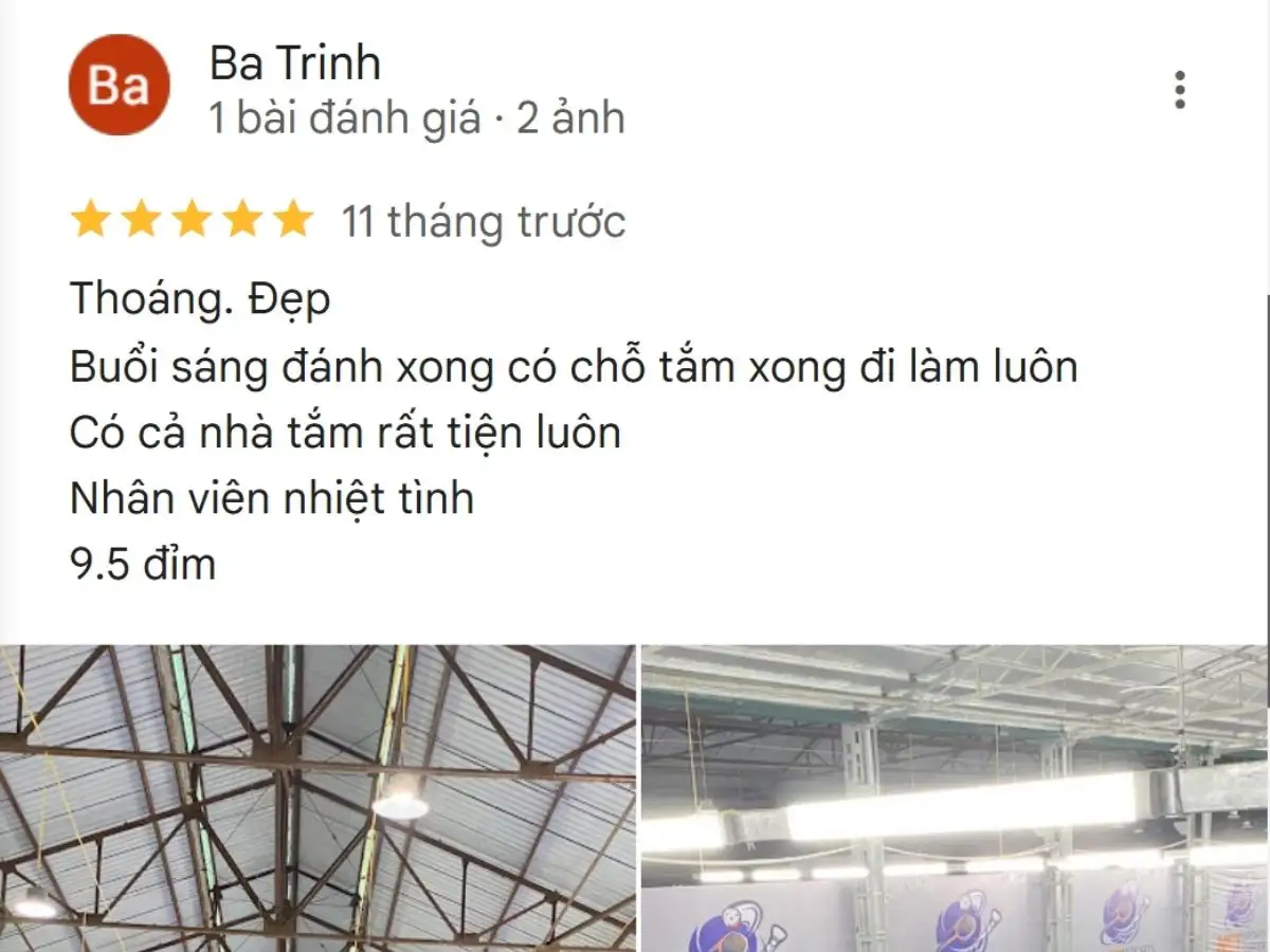 Đánh giá của người chơi về Sân pickleball NET Sports
