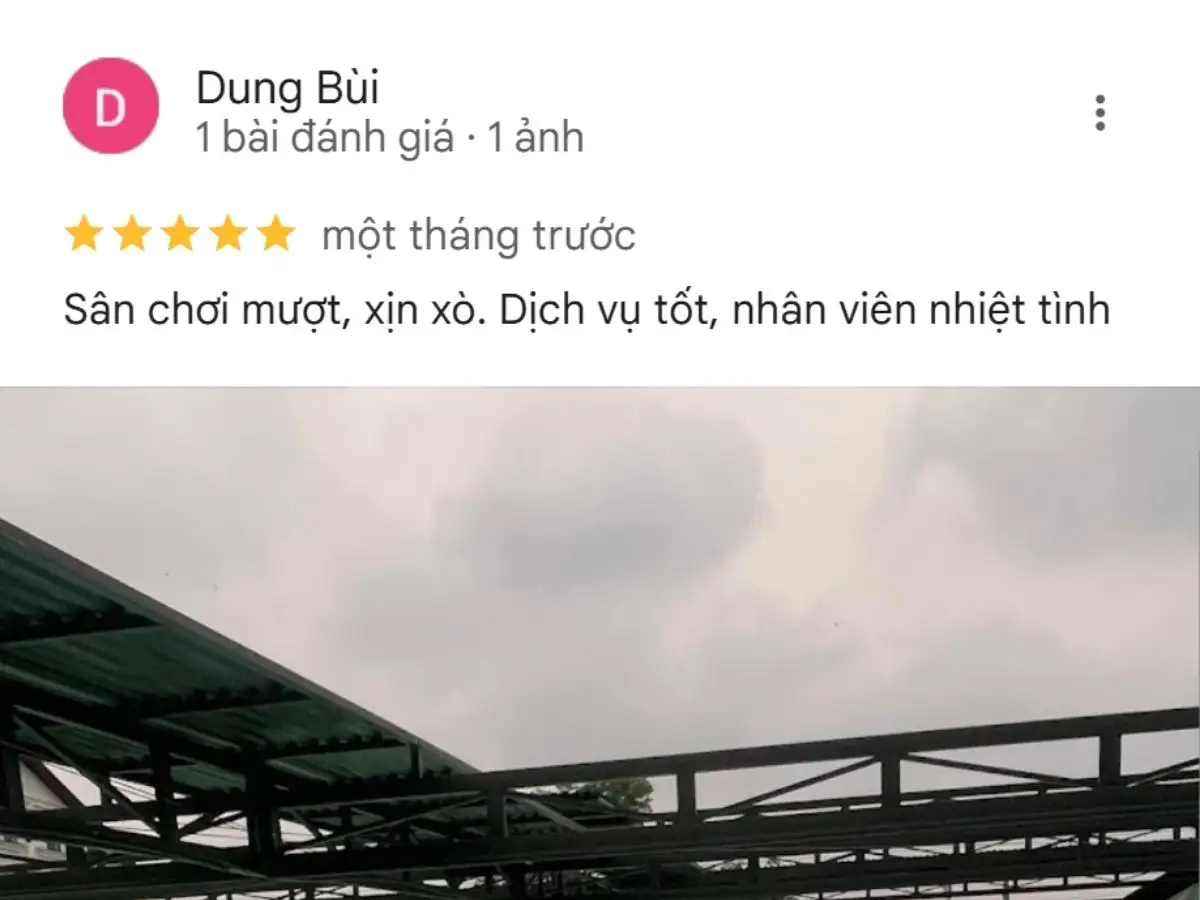 Đánh giá của người chơi về Sân Pickleball  175 Định Công