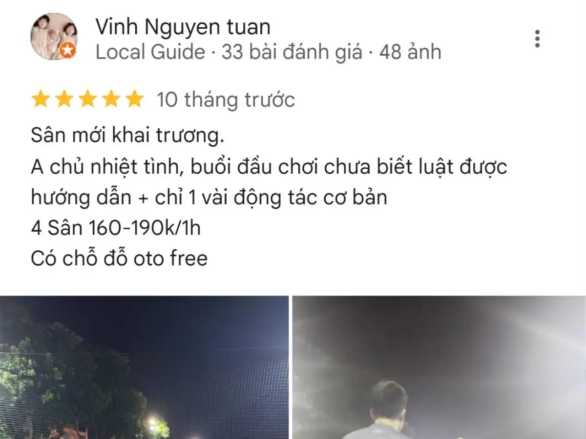 Đánh giá của người chơi về Sân Taydo Pickleball