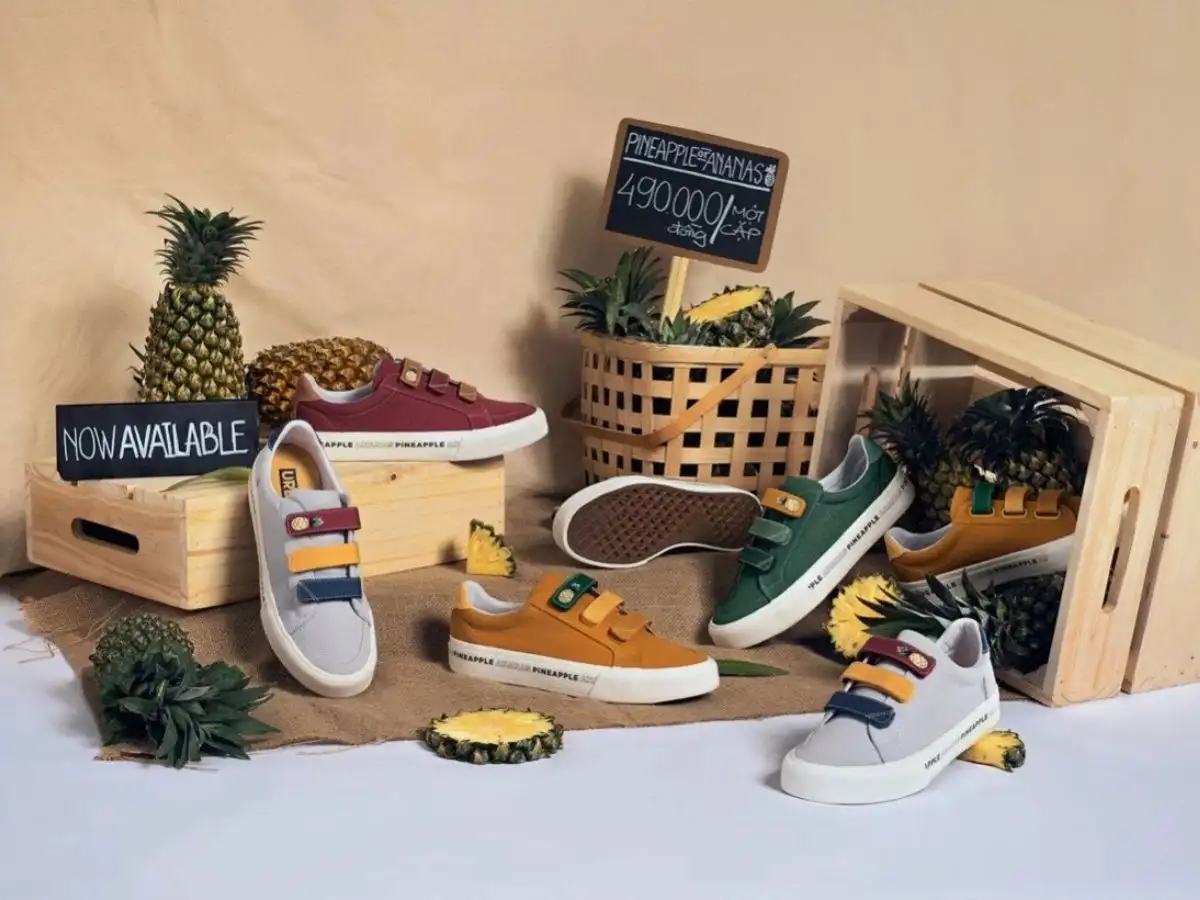 Ananas sở hữu các mẫu giày vintage đế bằng, độ bền cao