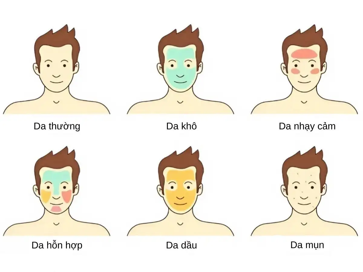 Mỗi loại da có đặc điểm và nhu cầu riêng khi lựa chọn thành phần sản phẩm