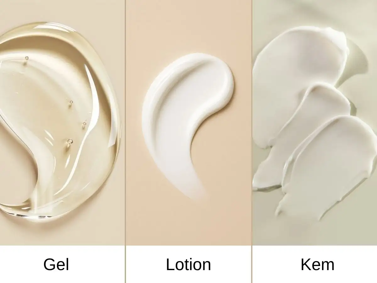 Kết cấu của kem dưỡng ẩm quyết định sự phù hợp của sản phẩm