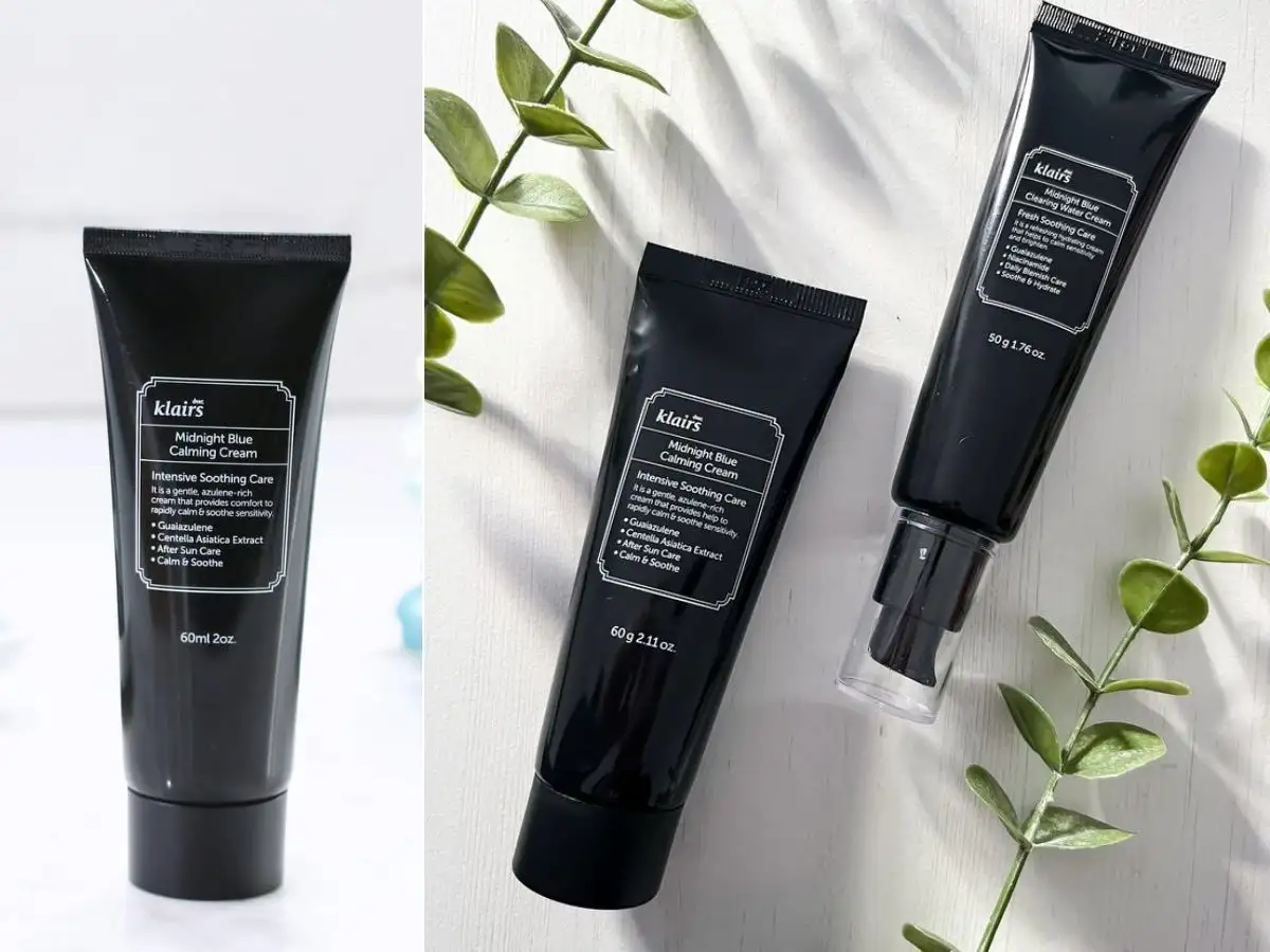 Klairs Midnight Blue Calming Cream loại kem dưỡng từ thương hiệu Hàn Quốc Klairs