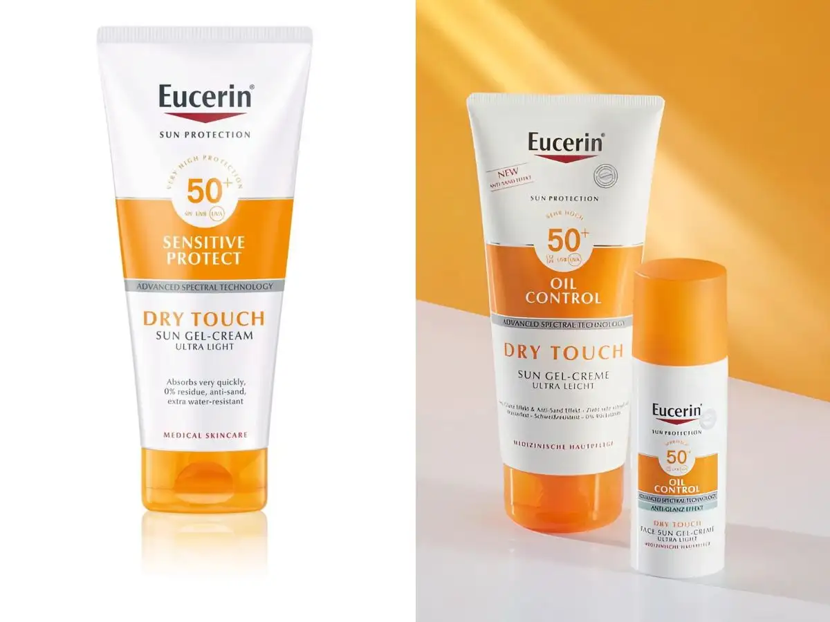 Eucerin Sun Gel-Cream Dry Touch là dòng kem chống nắng được nghiên cứu chuyên biệt cho làn da dầu nhờn