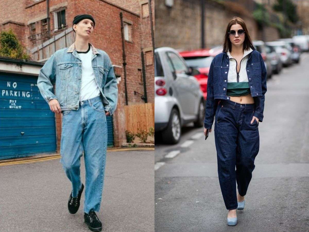 Nếu bạn thích sự phá cách, hãy thử diện cả "cây" denim 