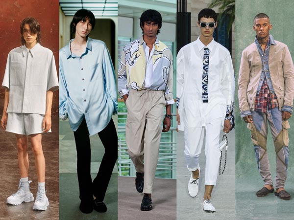 Từ trái qua: Wooyoungmi, Welldone, Hermes, Dolce & Gabbana, Greg Laurent