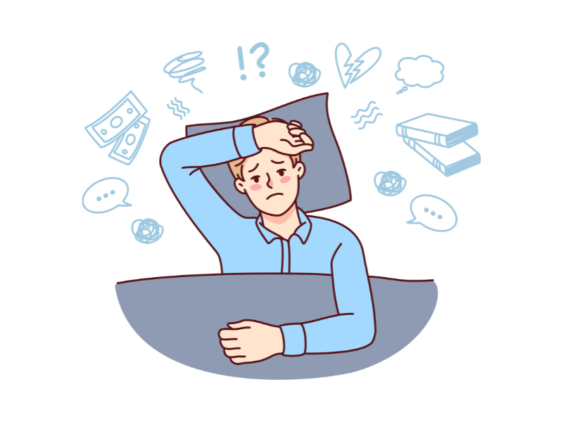 Overthinking khiến chán ăn mất ngủ 