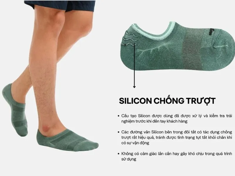 tất chạy bộ cotton chống trượt Coolmate