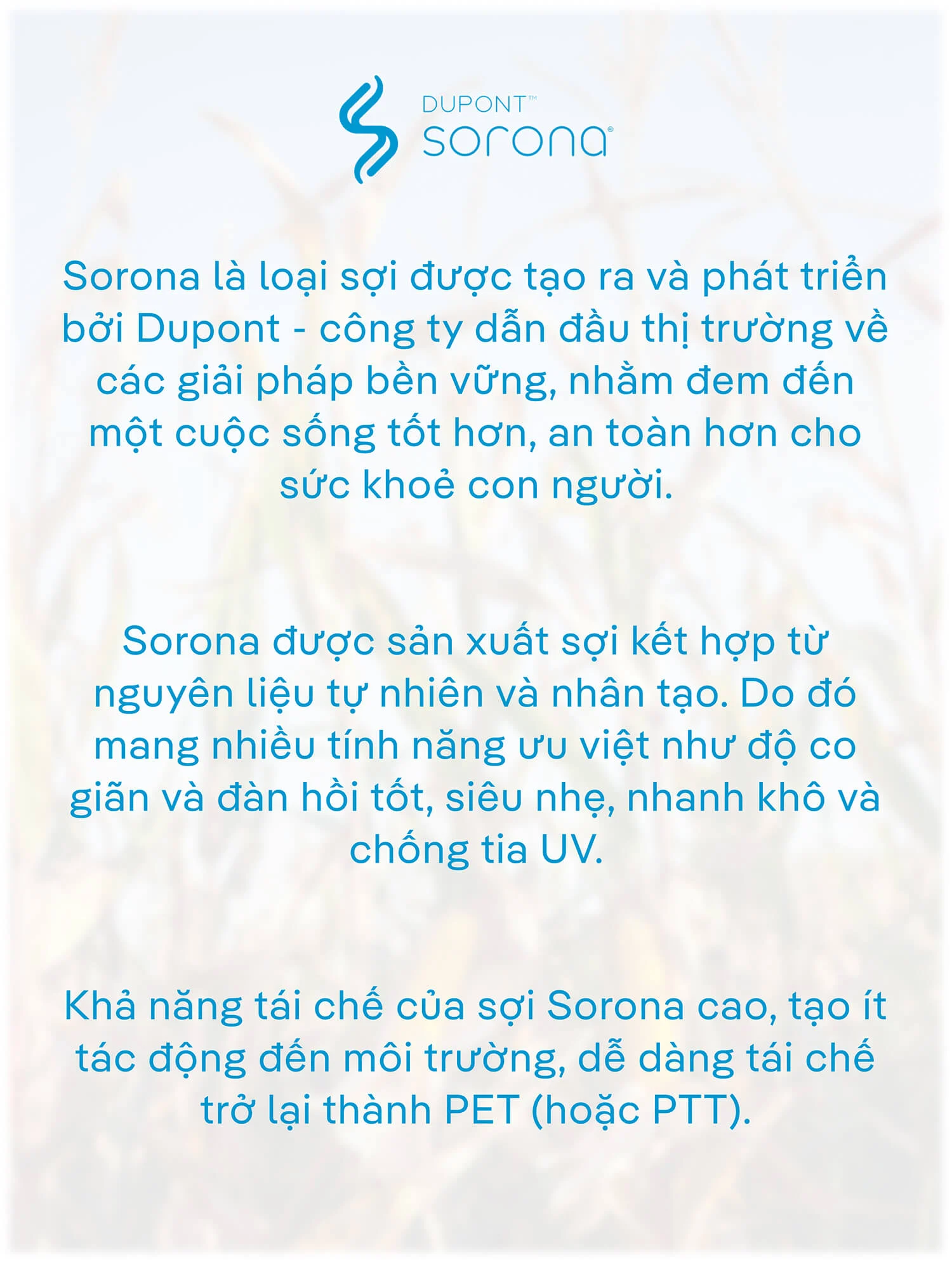 Sợi sorona là gì? Ứng dụng cho các sản phẩm tại Coolmate