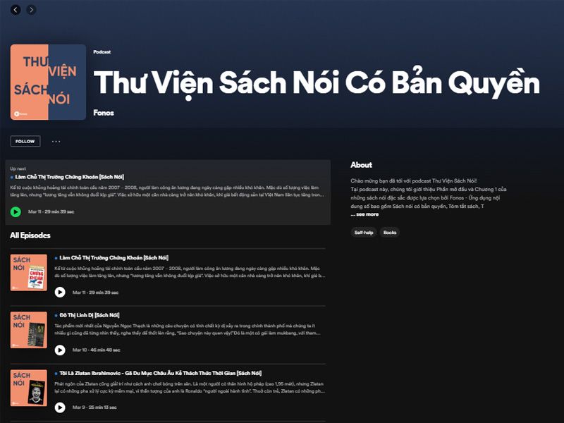 Thư Viện Sách Nói Có Bản Quyền