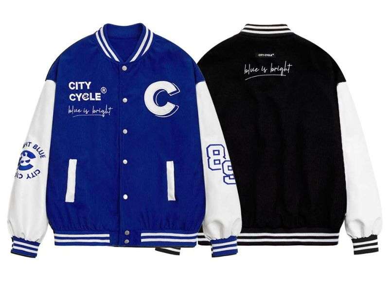 Top 12 mẫu áo khoác varsity jacket local brand giá rẻ chất lượng Coolmate