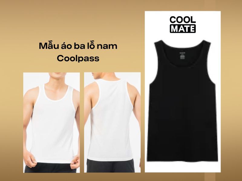 Mẫu áo ba lỗ nam Coolpass